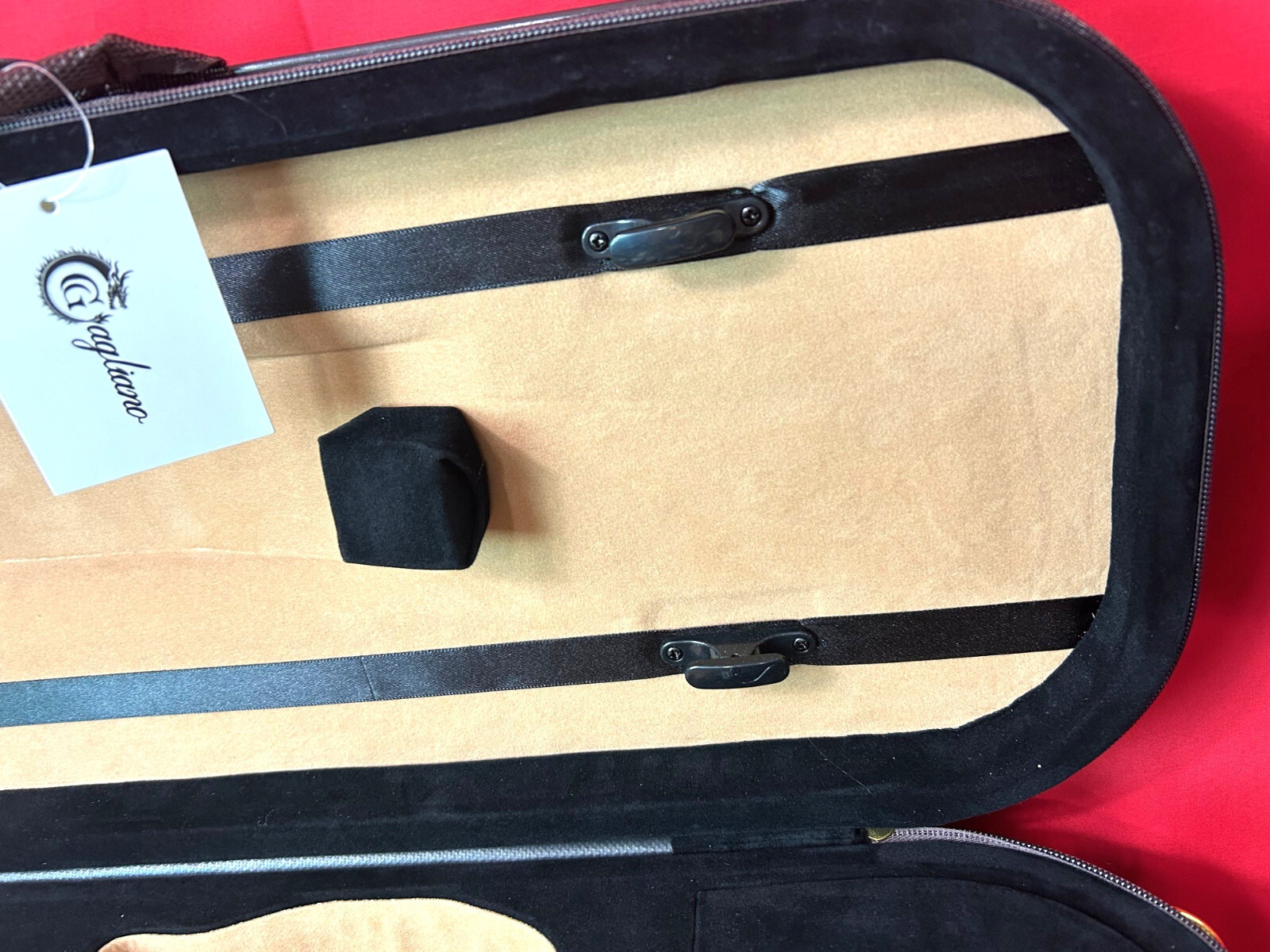 Gagliano Oblong Violin Case 4/4 Come with Rosin , Cloth , and More--Artisan Luxe