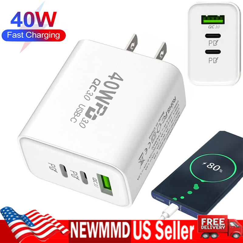 PD 40W Fast Charger Power Adapter & Cable For Samsung A55 A35 A25 A15 A54 A34 5G