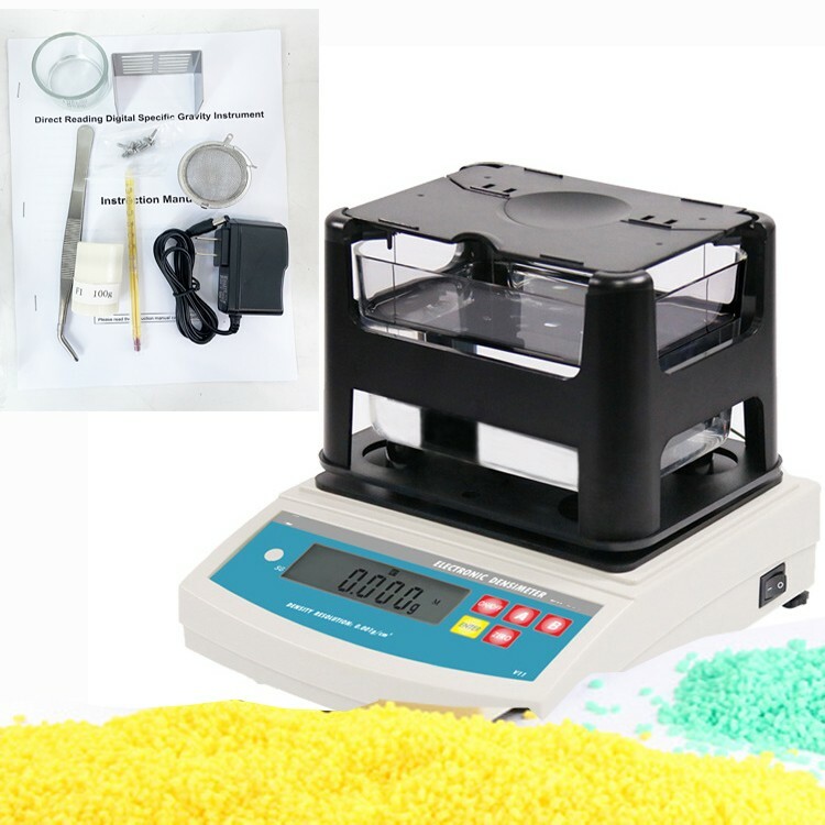 Solid Densimeter Plastic Rubber Density Tester Gravimeter with RS232C Interface