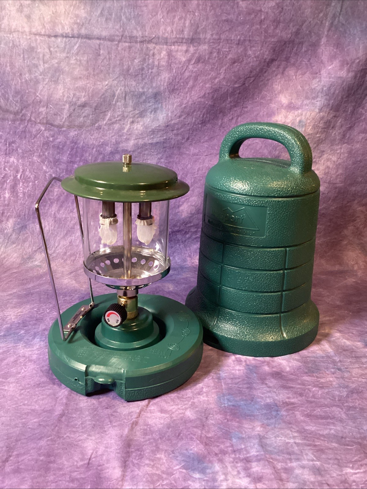 TEXSPORT MANTLE PROPANE LANTERN with CARRY CASE - Looks New