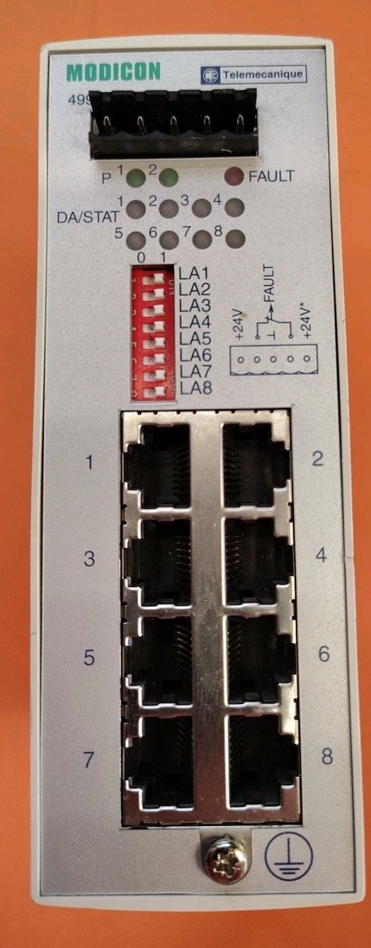 TELEMECANIQUE MODICON 499NES18100 ETHERNET CABLING SYSTEM SCHNEIDER ELECTRIC