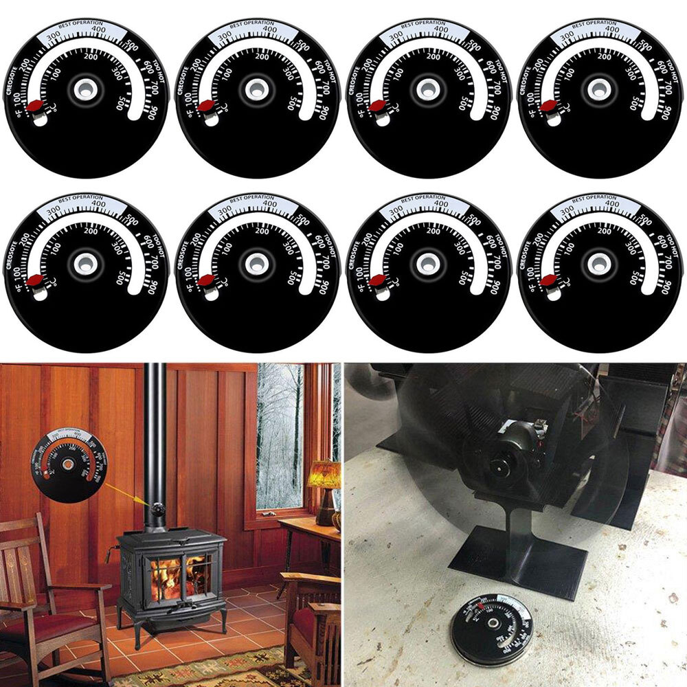 Wholesale Adsorbed Magnetic Wood Stove Pipe Temperature Gauge Thermometer Tester