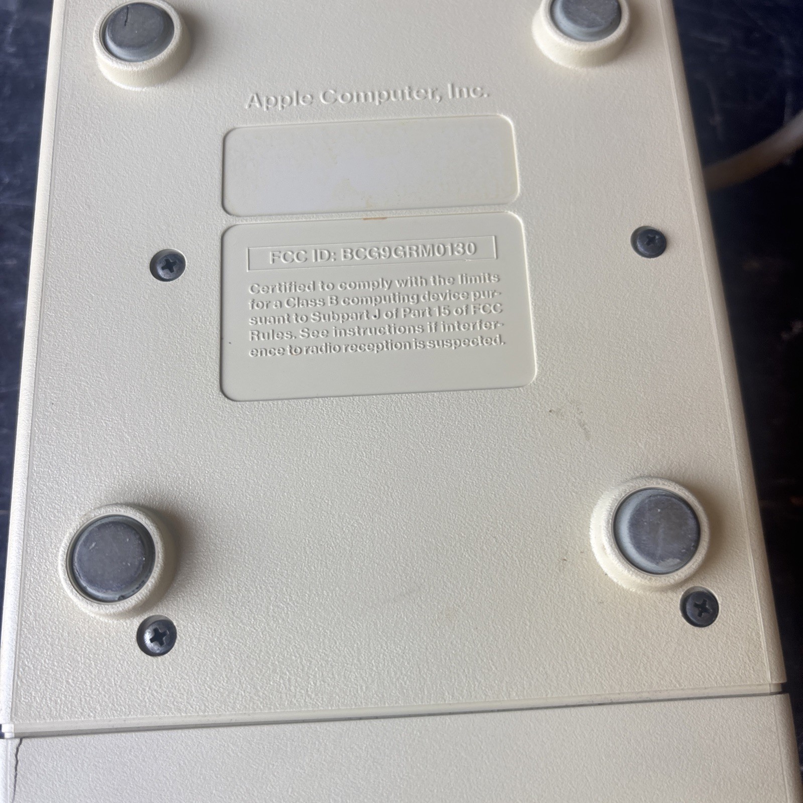 Apple M0130 400K External Disk Drive 3.5" Floppy Disk Drive - Untested As Is