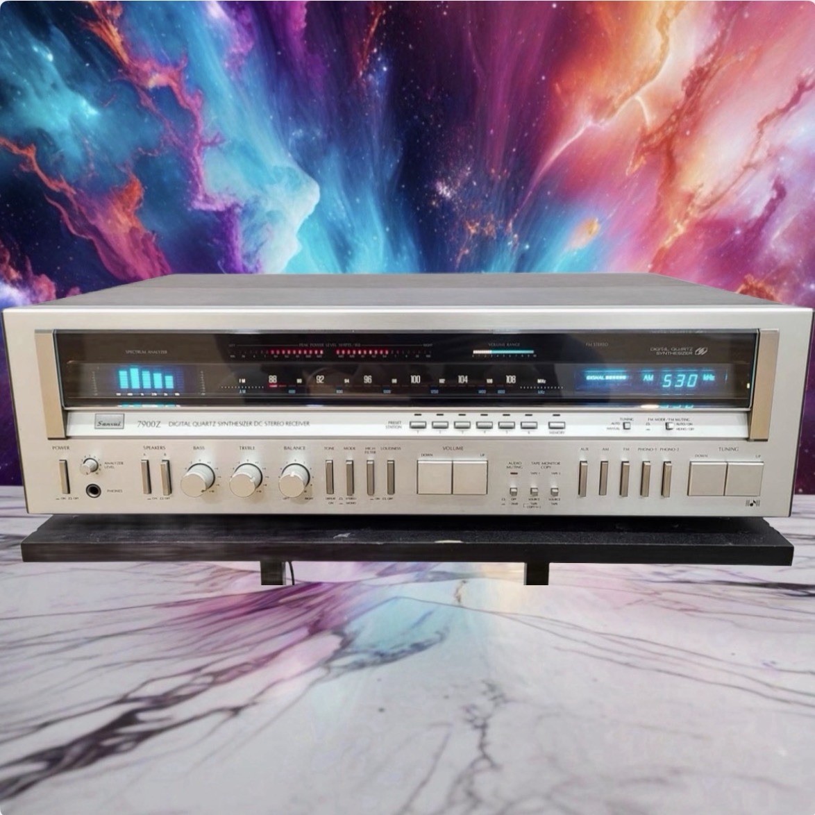 Sansui 7900Z Am/Fm Quartz Stereo Receiver 100WPC MONSTER FRESH FULL SERVICE MINT