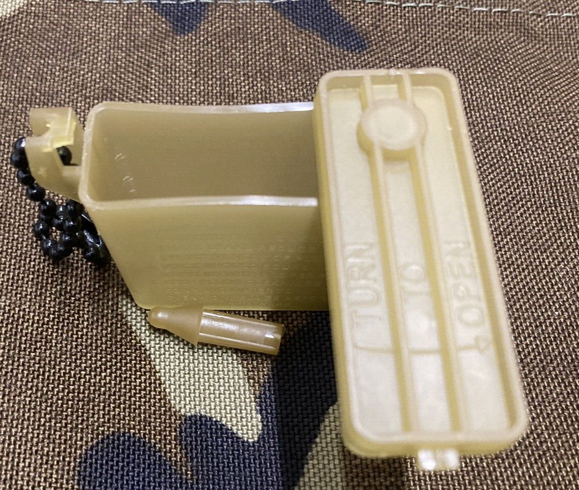 USGI Ear Plug Case Military Surplus 2 Each