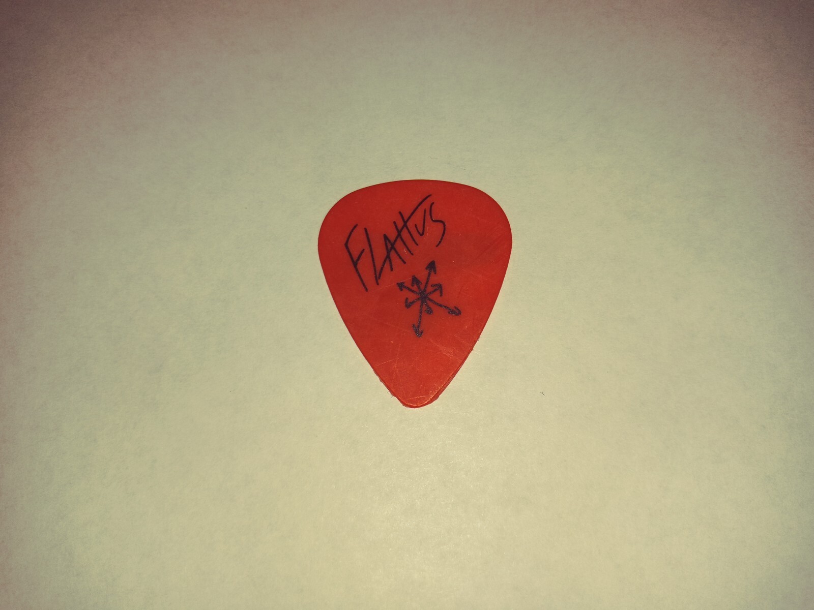 GWAR Flattus Signature Cory Smoot R.I.P Used RaRe 2010 Concert Tour GUITAR PICK