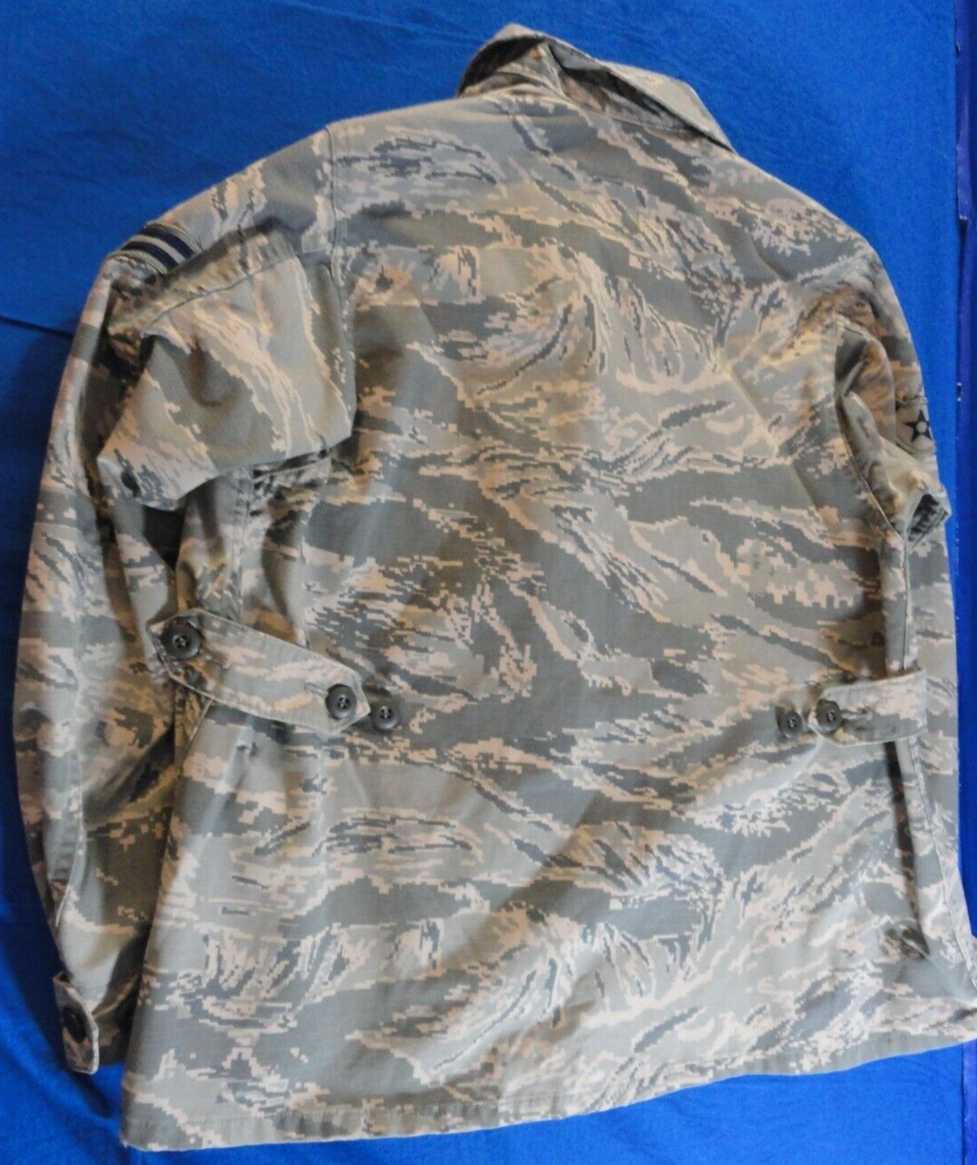 USAF U.S. AIR FORCE ABU TIGER STRIPE CAMO MATERNITY UTILITY UNIFORM JACKET MS
