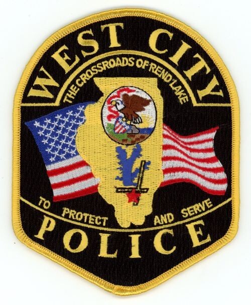 ILLINOIS IL WEST CITY POLICE NICE SHOULDER PATCH SHERIFF