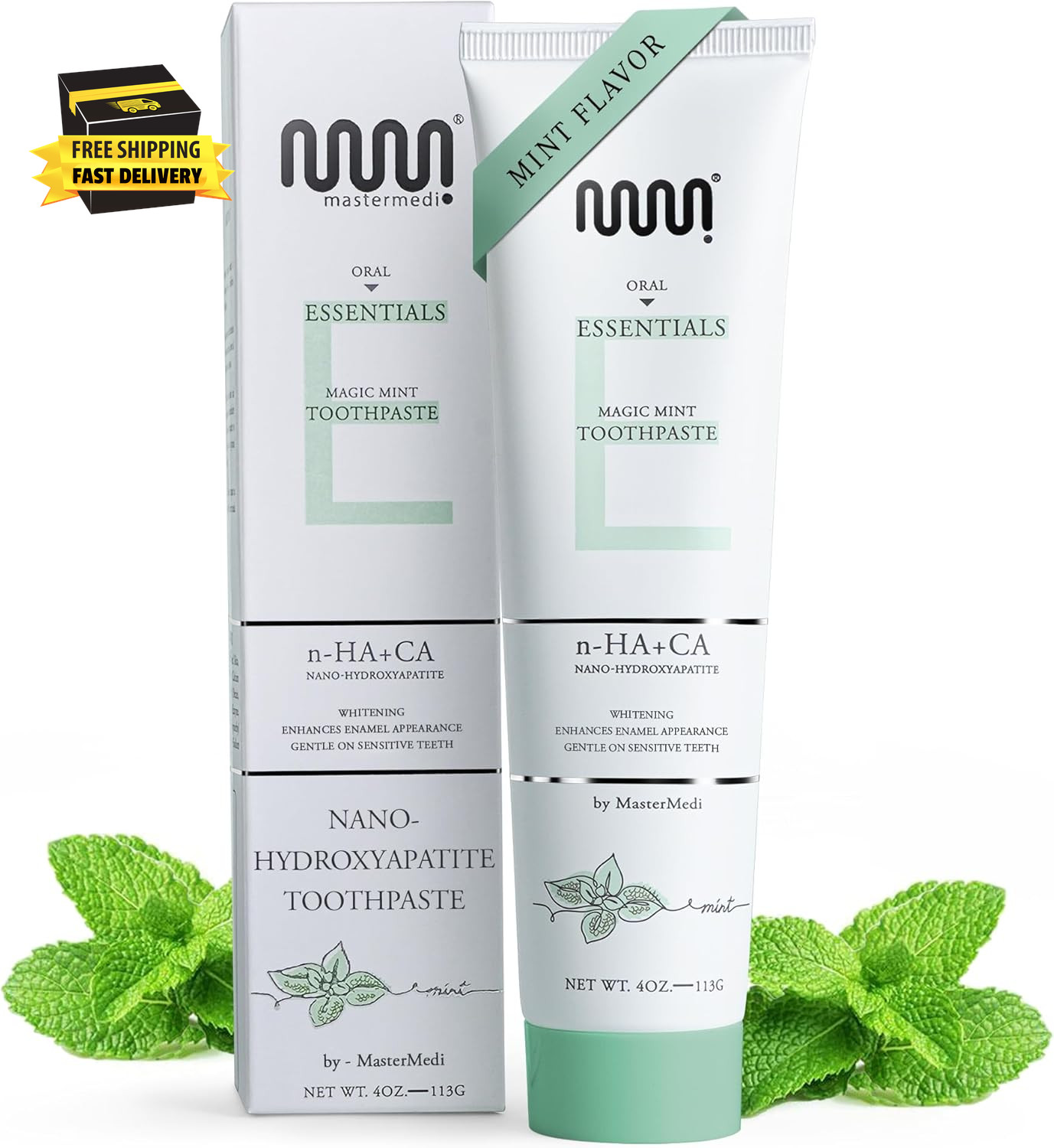 Nano Hydroxyapatite Toothpaste with Xylitol – Fluoride & SLS Free, Remineralizin