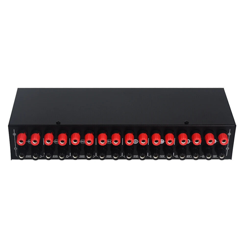 1x 4 Input 4 output Power Amplifier Speaker Selector Switcher Speaker Switch New