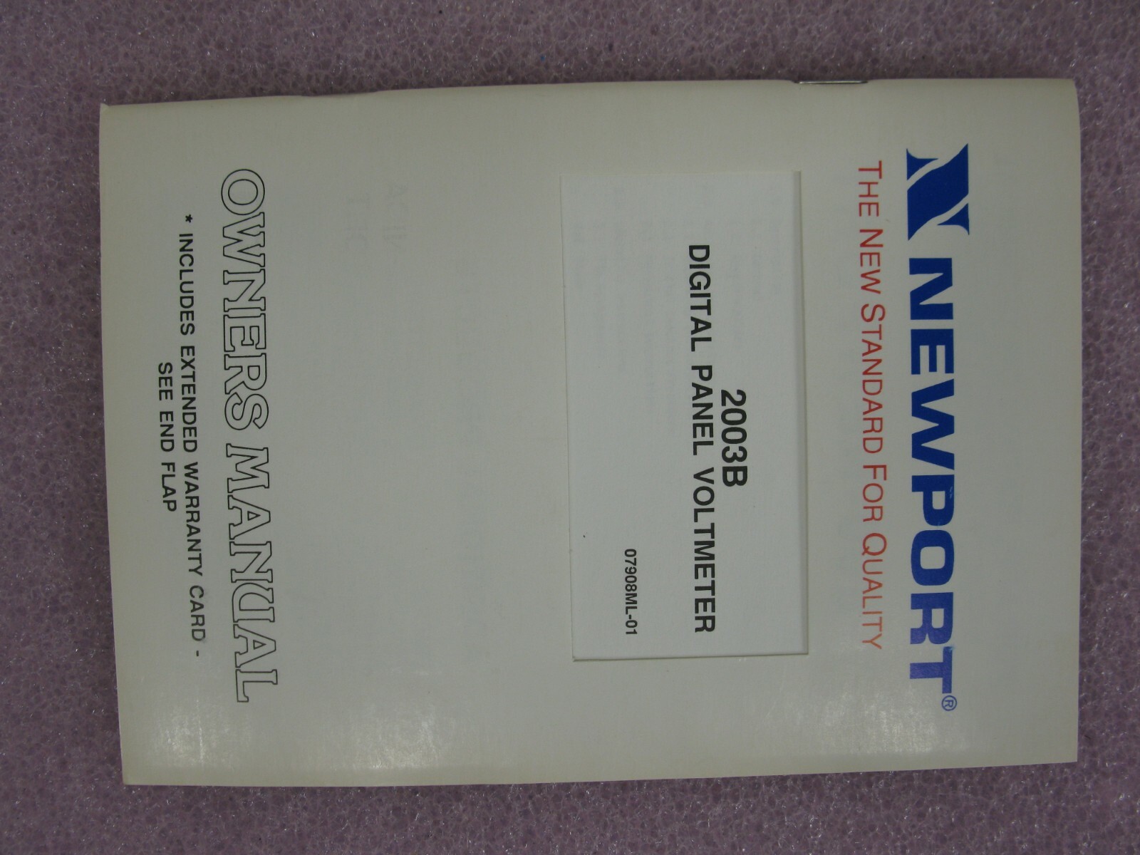 *NEW* Newport 2003B-4 D1 Digital Panel Voltmeter