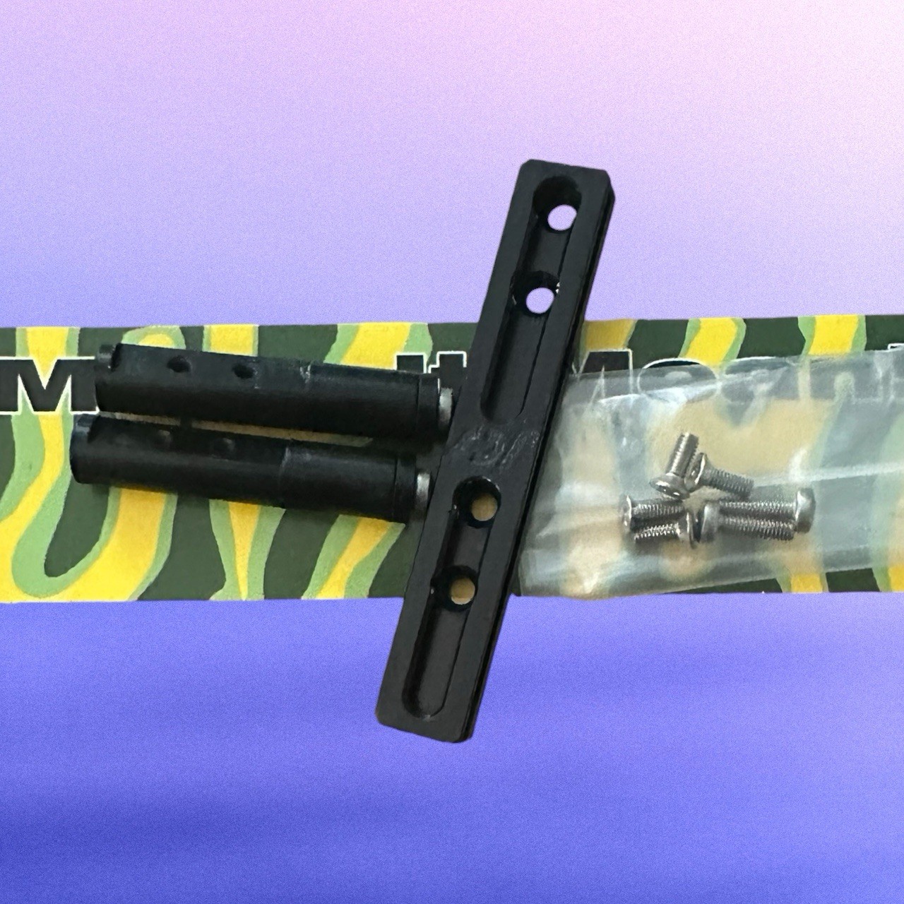 JCS 3” Offset 3/8” Black Assembly Mount For 3/8” Dovetails Paintball Gun Marker