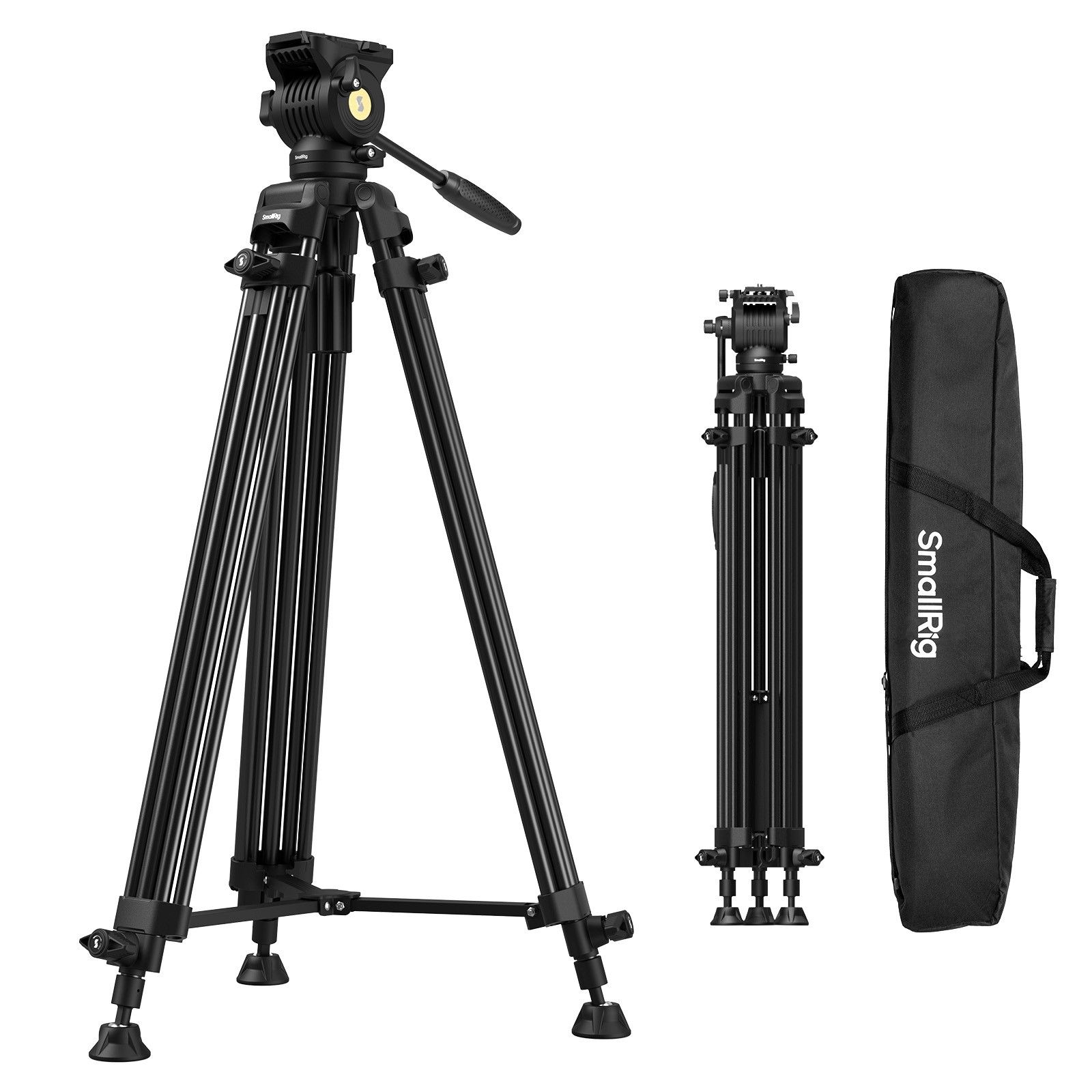 SmallRig 73'' Heavy Duty Video Tripod, Max Load 8kg (18lbs) for Camera 5440