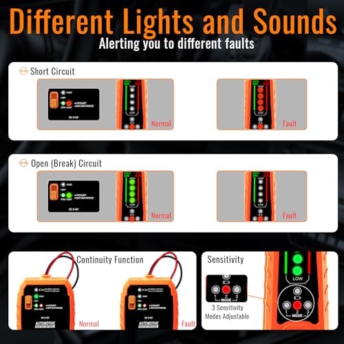 Automotive Wire Tracer & Electrical Tester – Open & Short Finder Tool