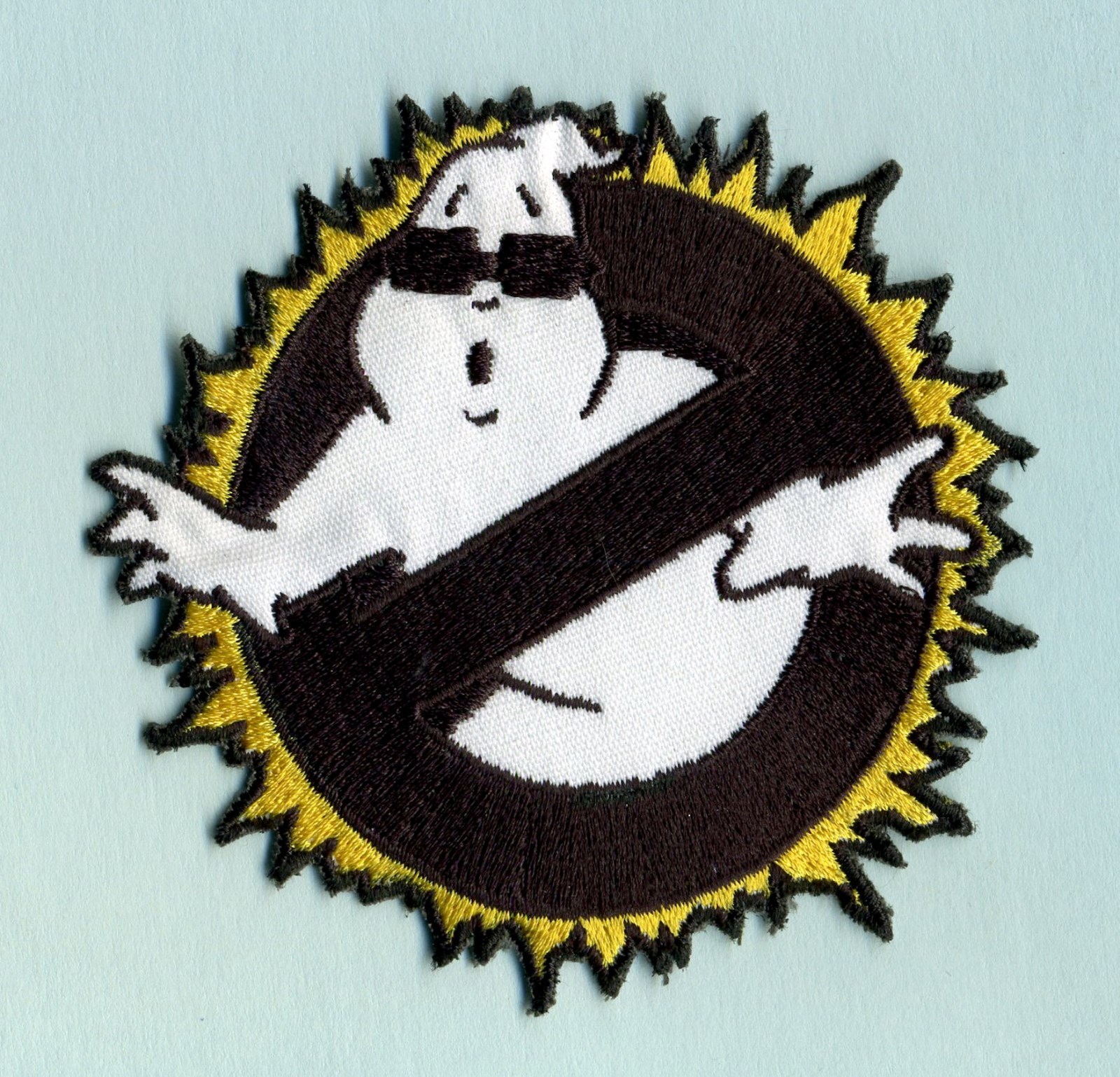Solar Eclipse Embroidered Ghostbusters No Ghost Iron On Patch