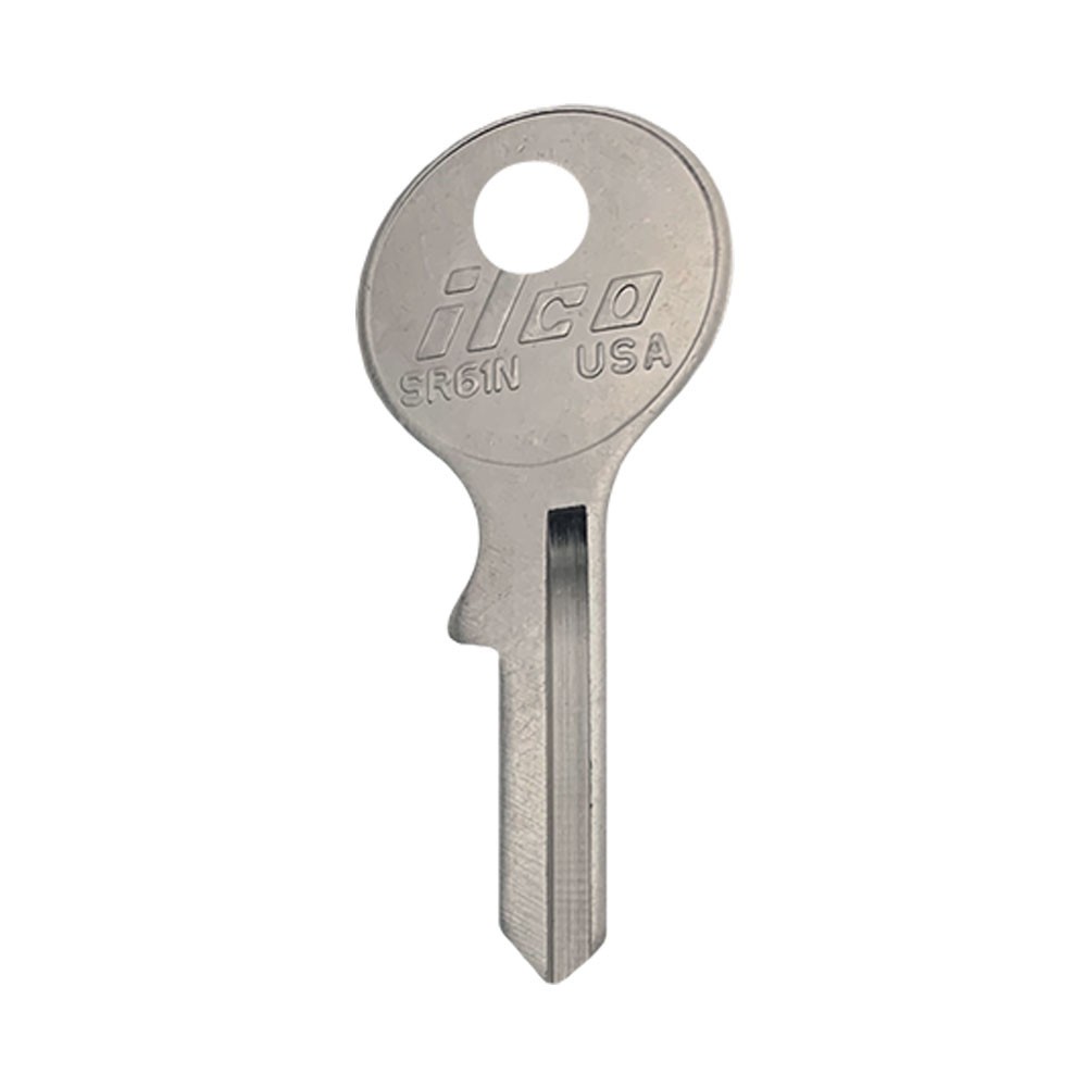 SR61N Key Blank  Nickel