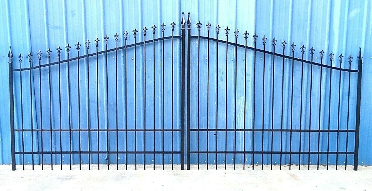 On Sale! #1635 Driveway Gate 14' WD Steel Iron Residential Home Security USA!