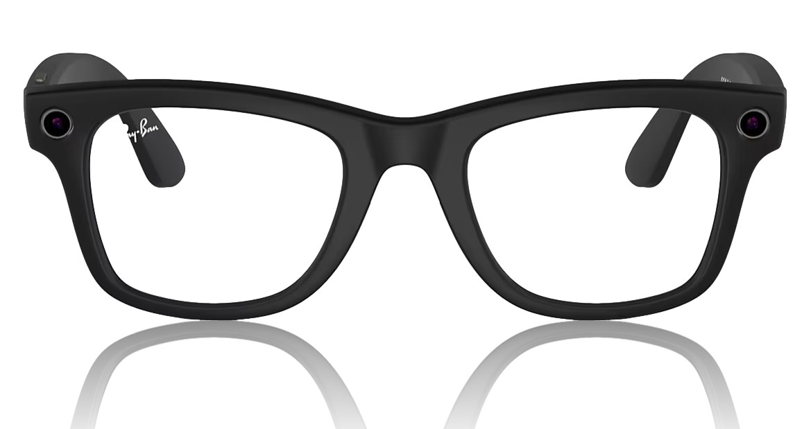 RAY-BAN Meta GEN 2 Wayfarer Smart Glasses Black/ Clear Size LARGE