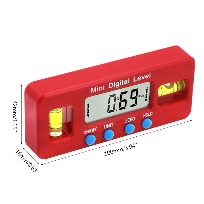 Slope Scale Inclinometer Finder Digital Display Level Meter Measuring Tool