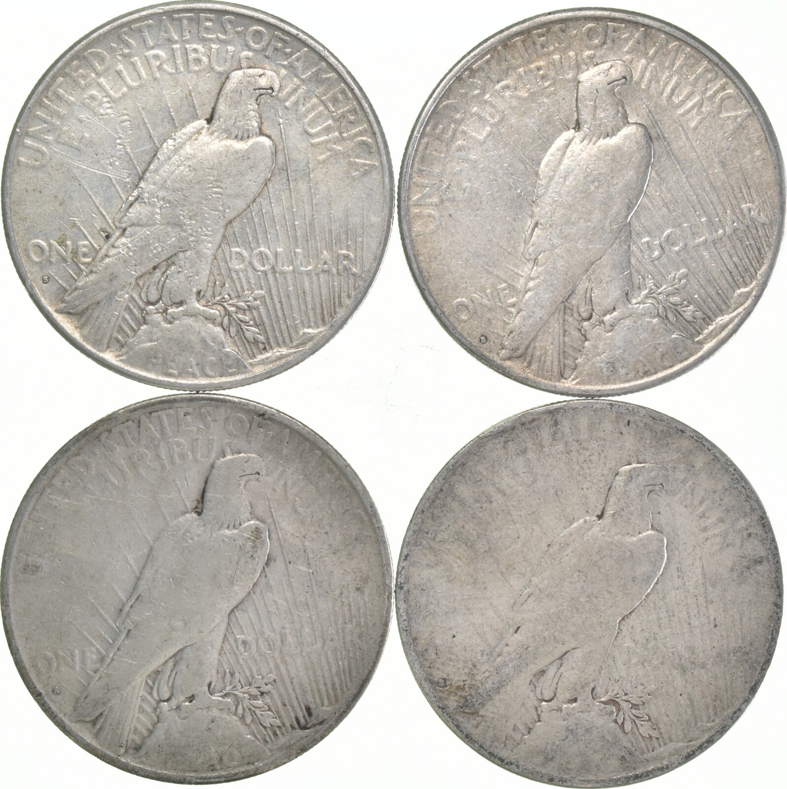 1934-S Peace US Silver Dollar - 90% San Francisco Minted