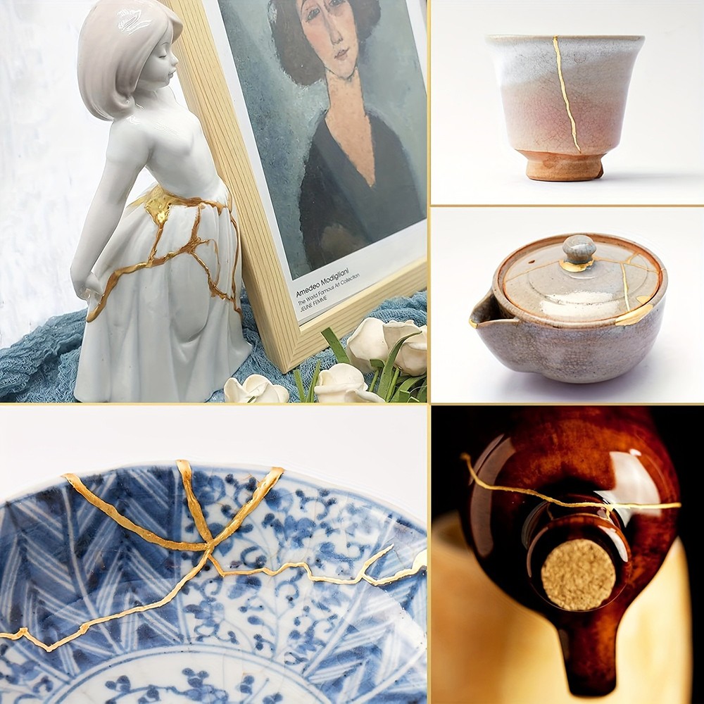 Comprehensive Practical Versatile Non-Toxic Reliable Kintsugi Ceramic Repair Kit