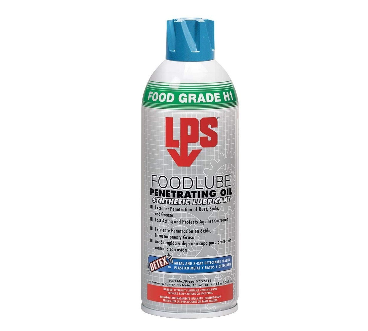 LPS 57316 Aerosol Food Lube Synthetic Penetrating Oil, 11oz, 12ea, FREE SHIP