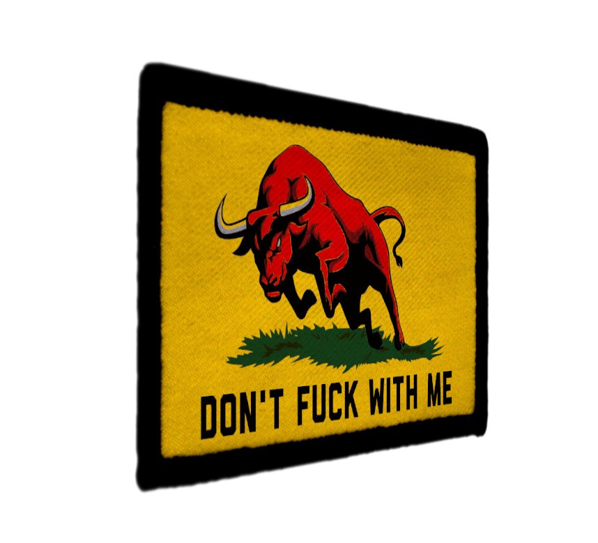 Hippity Hoppity Get off My Property Guns Frog Patch Sew on [sub]