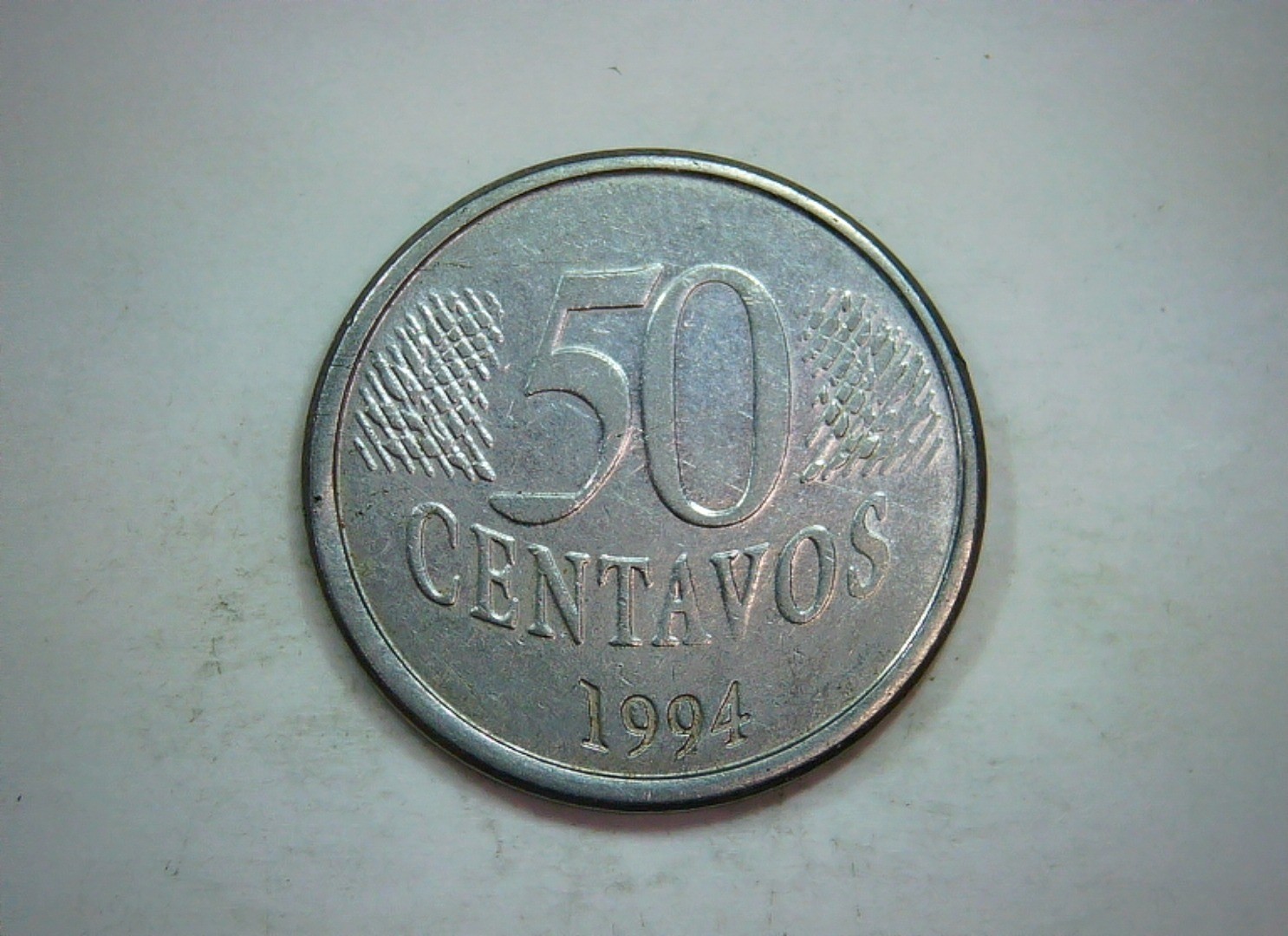 Brazil 1994 50 Centavos Brazilian Cruzeiro Real (2nd Republic) 50 Centavos Coin