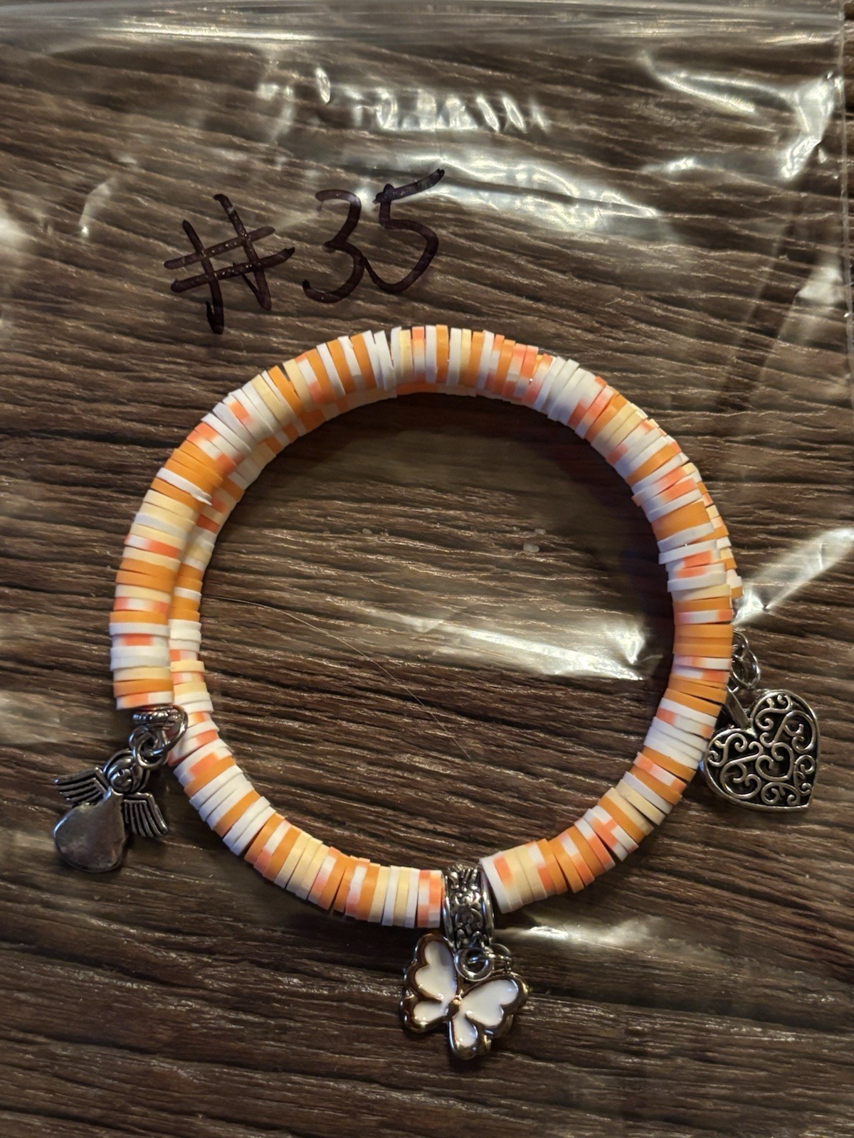 Hidden Angels Handmade Beaded Bracelet