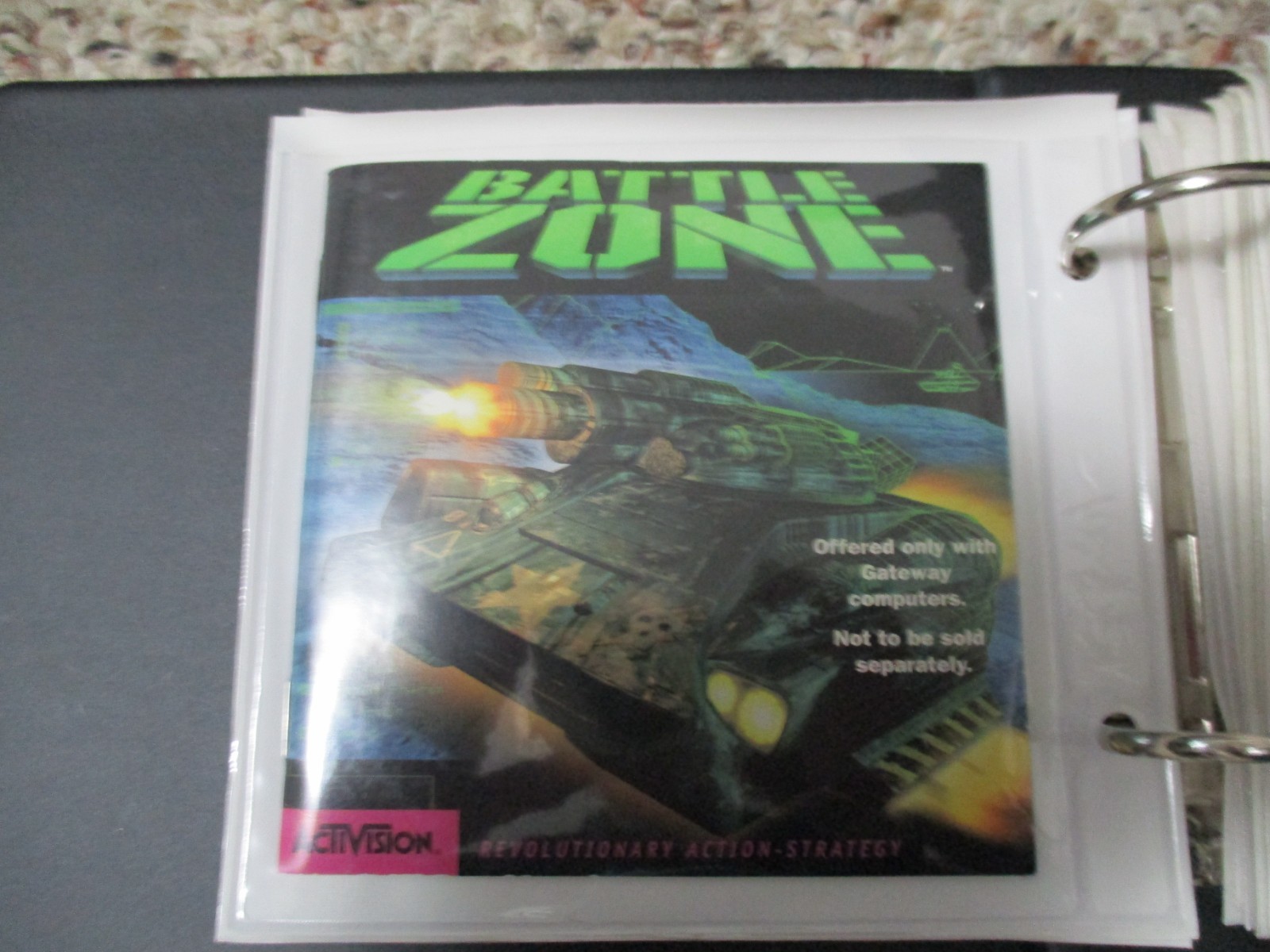 Gateway Software Storage Binder, games, utilities, system restore disk with key
