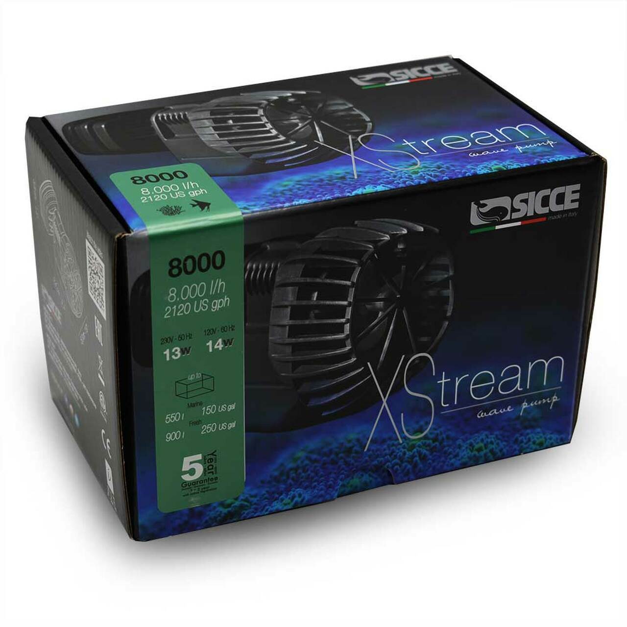 SICCE XSTREAM 8000 WAVEPUMP 2120 GPH Circulation Water Pump SIC633