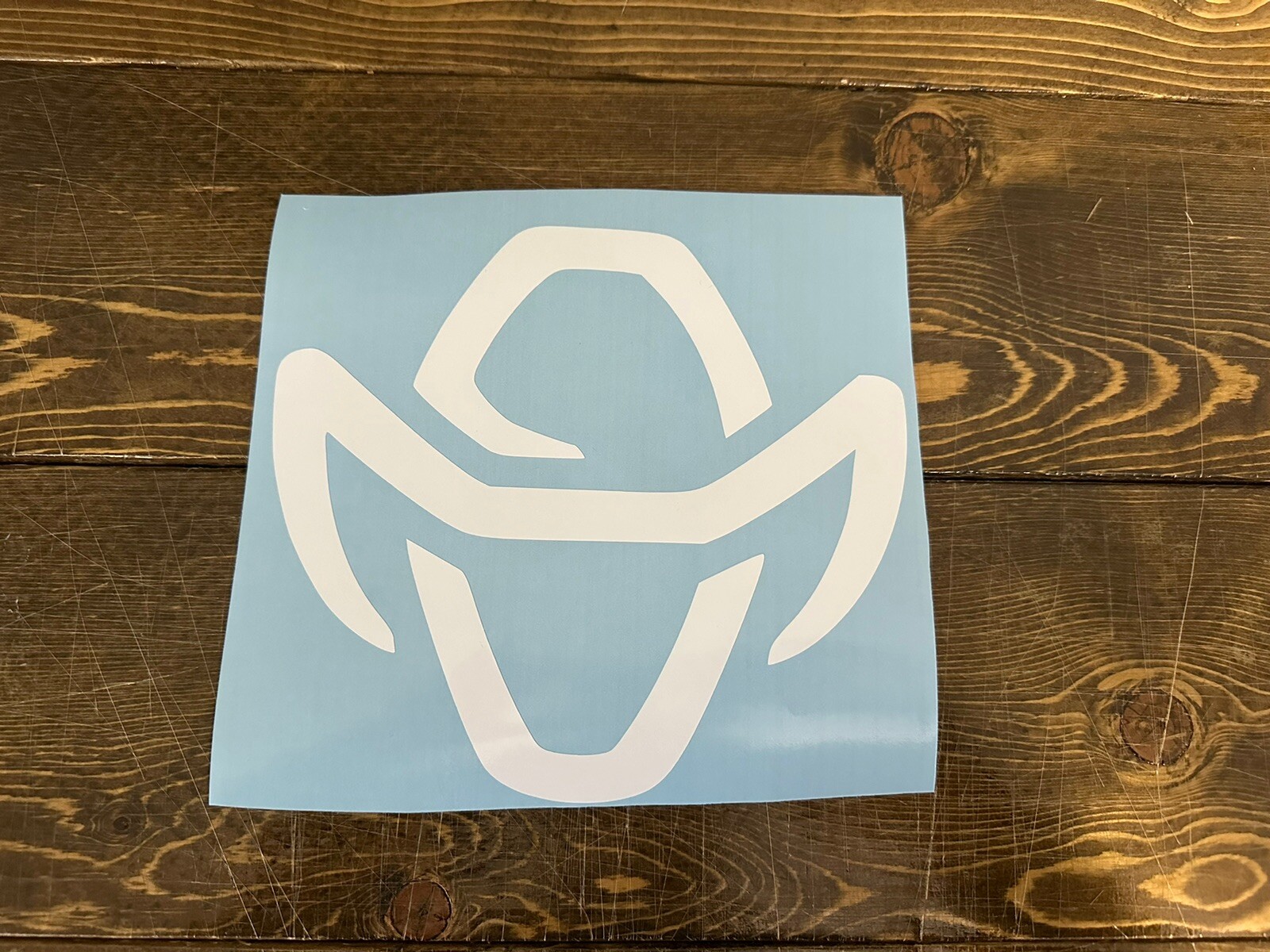Cowboy Sticker Decal Truck Texas Number Ranch Hand 5.5” White