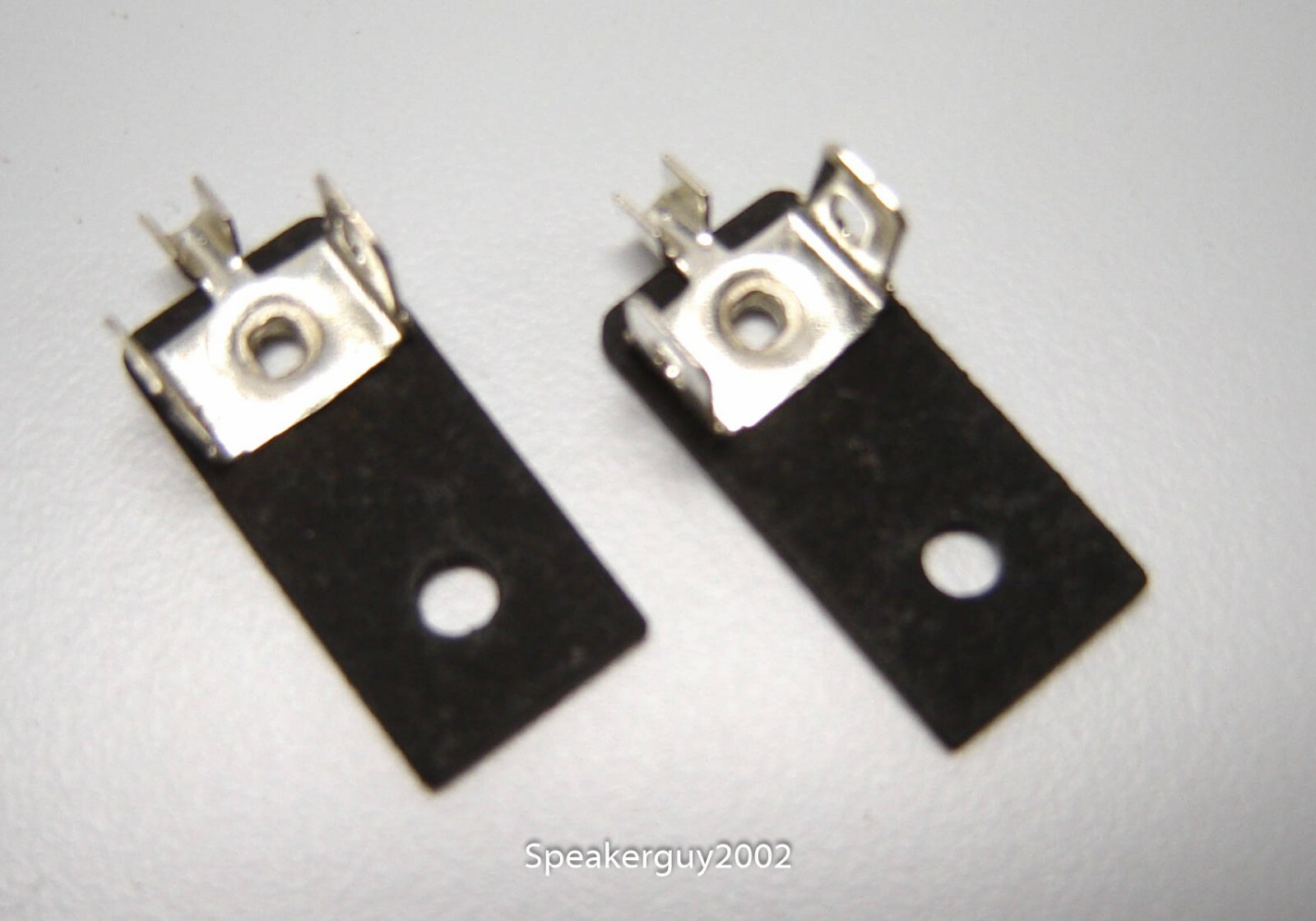 Pair of Fiber Board Woofer Terminal / Speaker Part / .205 Spade / FBT5