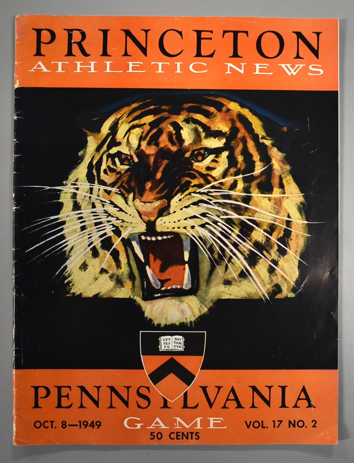 Princeton vs Pennsylvania October 8th 1949 Official Game Program Football