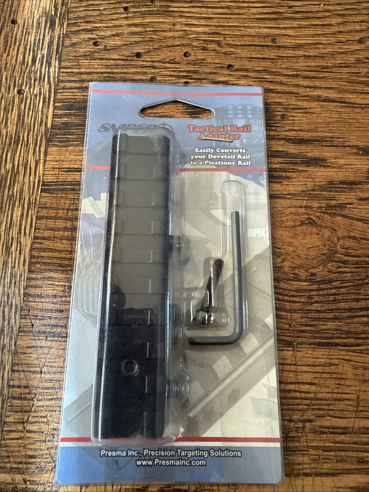 Sniper Dovetail .22 to Picatinny Scope Mount Rail Adaptor for Airguns Air Rifles