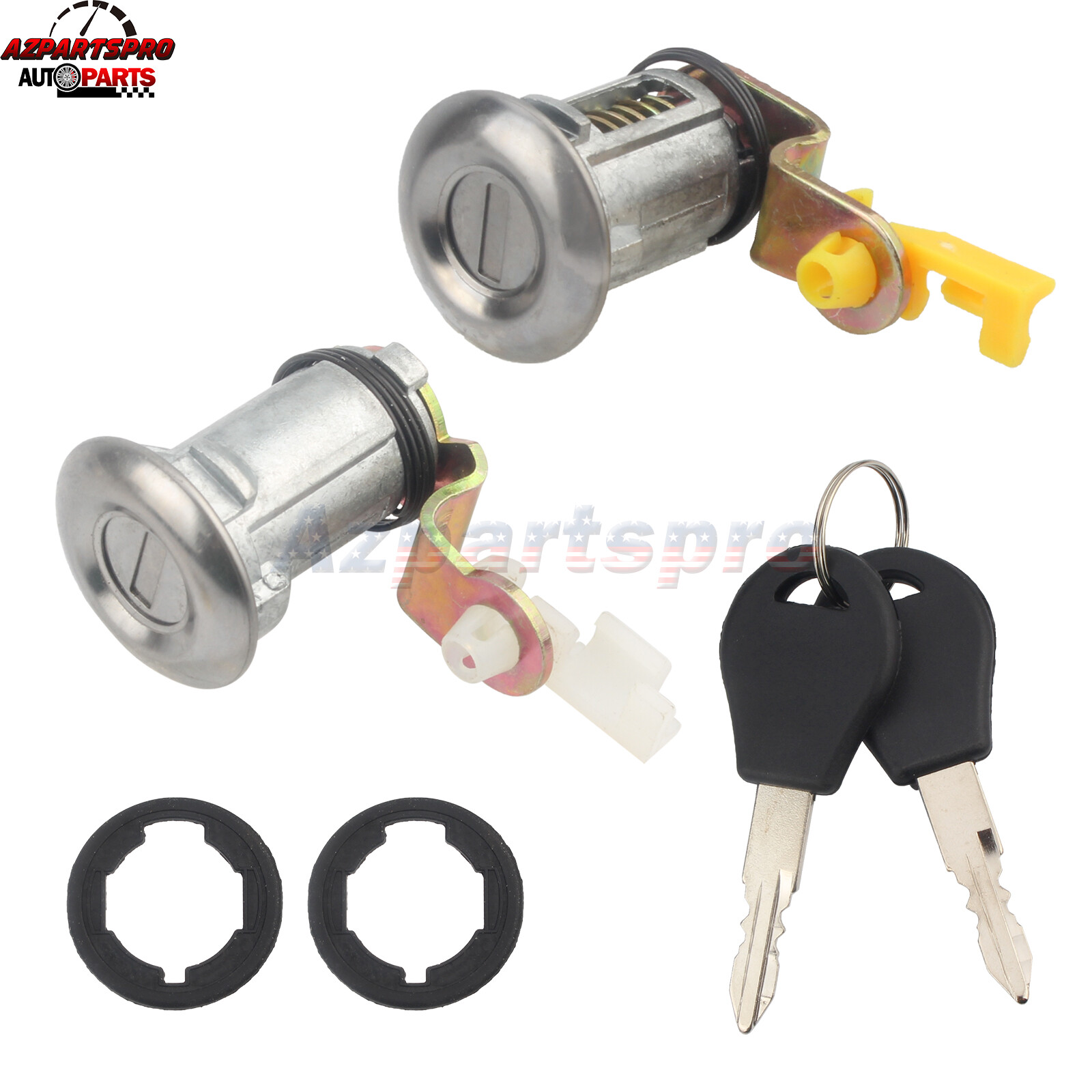 Door Lock Set w/ Keys For Nissan Pickup 1991 1992 1993 1994 1995 1996 1997 1998