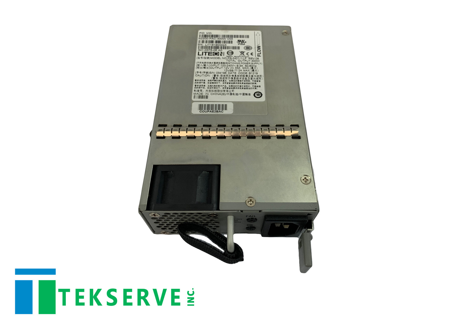 Cisco Nexus 2248TP PS-2421-1-LF 400Watt PSU - Plug In Module
