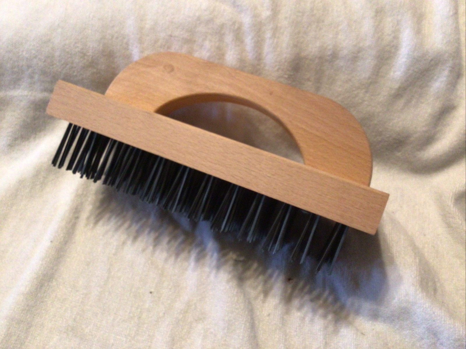 Blacksmith Block Brush, Flat Steel Metal Bristle, Wood Handle 9” X 4" ( New )