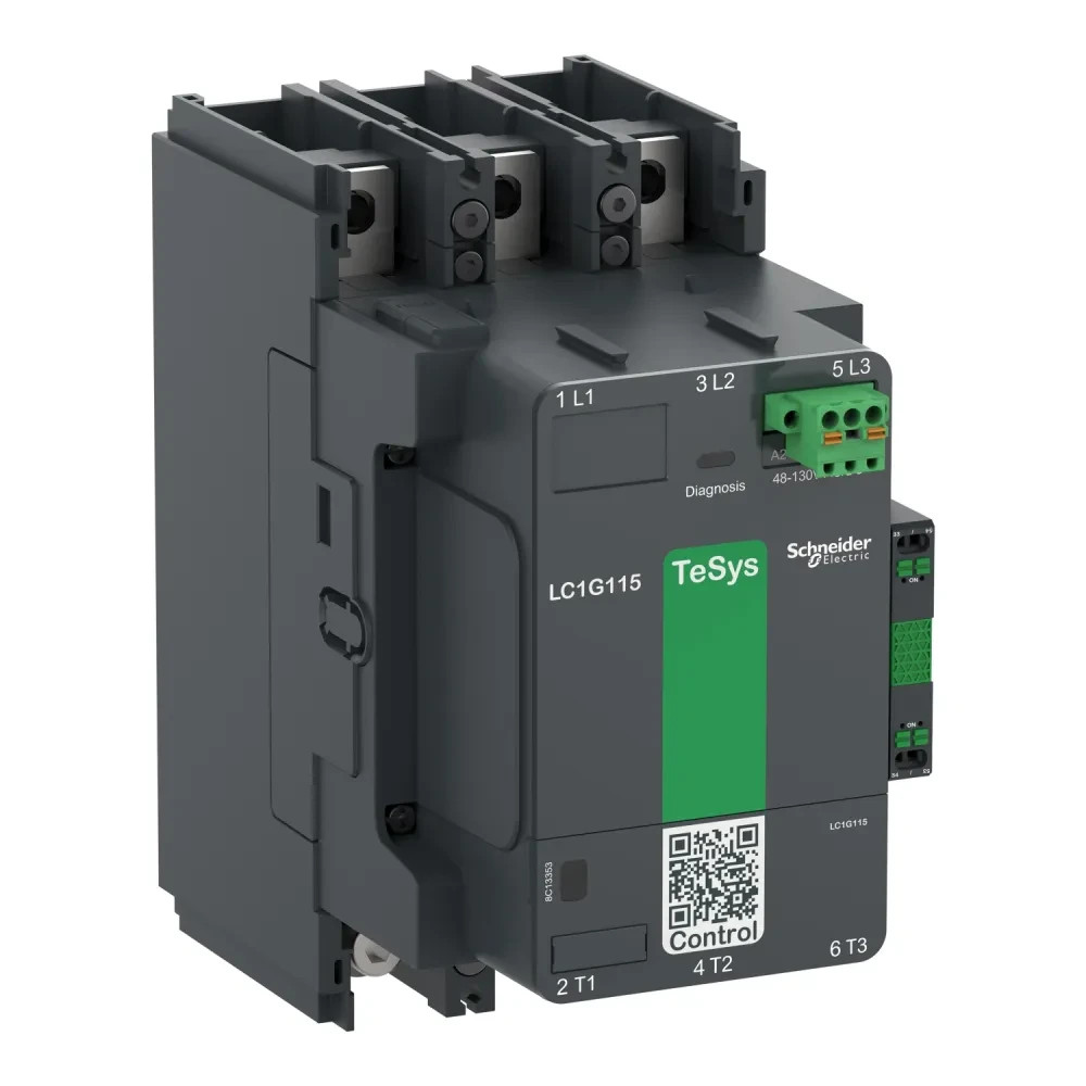 Schneider LC1G115KUEN 115A 3p Contactor 55 kW 1NO+1NC 100-250V CUSTOMS INCULUDED