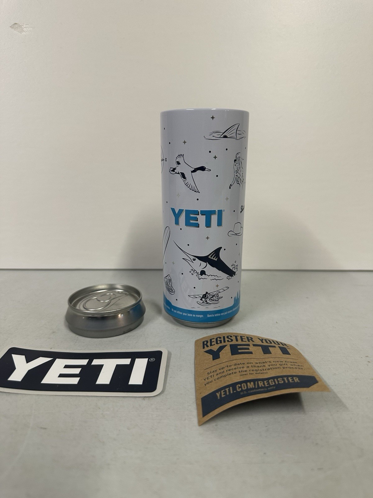 YETI 12 oz. Hidden Storage, Stash,Bank. New w/bonus Sticker