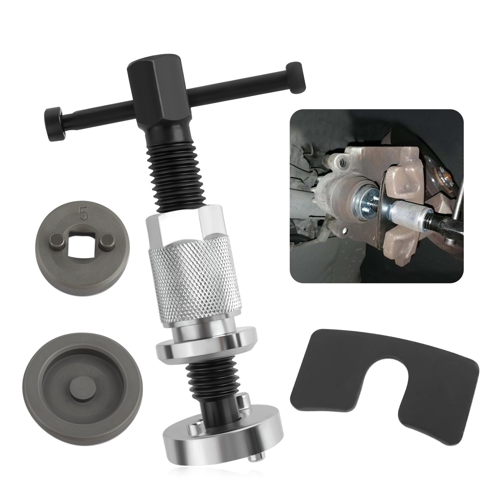 5PCS Brake Caliper Compression Tool 3.62*1.94*0.18 inch,