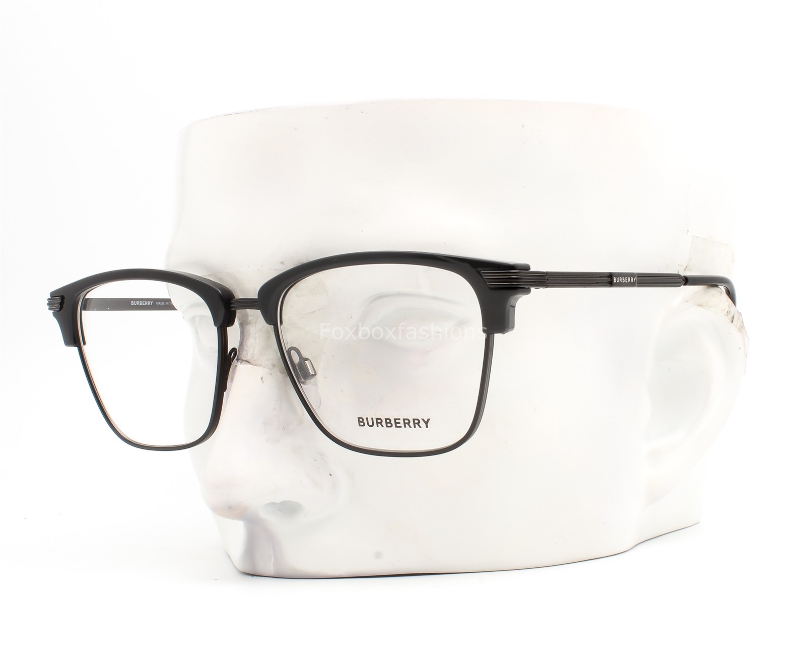 Burberry B 2359 3998 Eyeglasses Glasses Polished Black 53-17-145 No Case