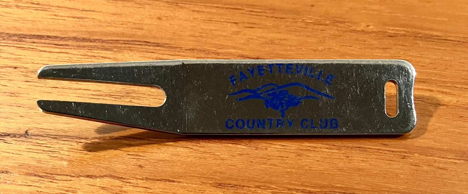 Fayetteville Country Club Logo Golf Ball Mark Divot Repair Tool