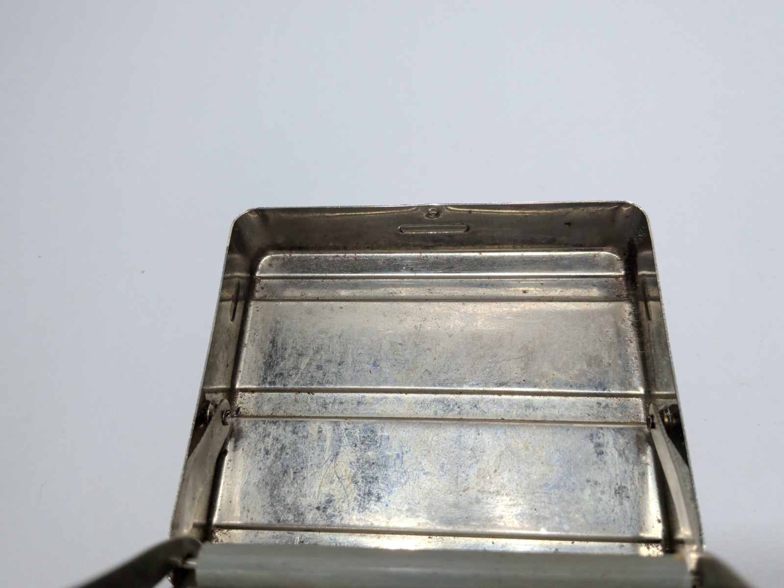 ✨USED✨Automatic Cigarette Rolling Machine Metal Box Cigarette Case SKULL etching