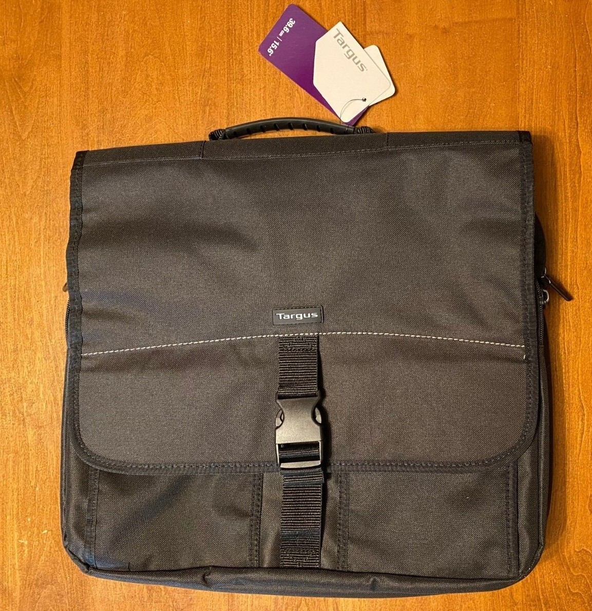 Targus Traditional Messenger Bag 15.6-Inch Laptop Black Missing Shoulder Strap