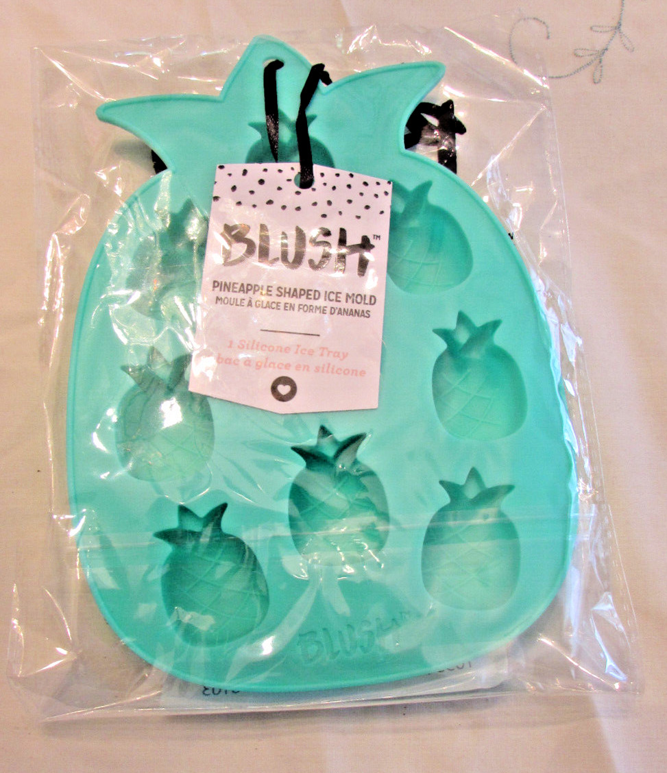 Blush Pineapple Shaped Silicone Ice Mold BPA Free New in Package
