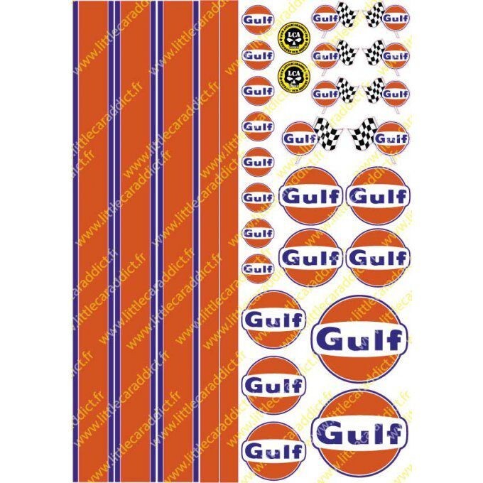 Water-slide decal sheet, Vintage Sponsors, 1:24 scale model, Miniatures