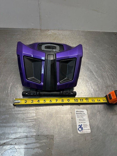 Quantum Edge 2.0Power Wheelchair Front Battery Shroud cover w/Mount Purple A7
