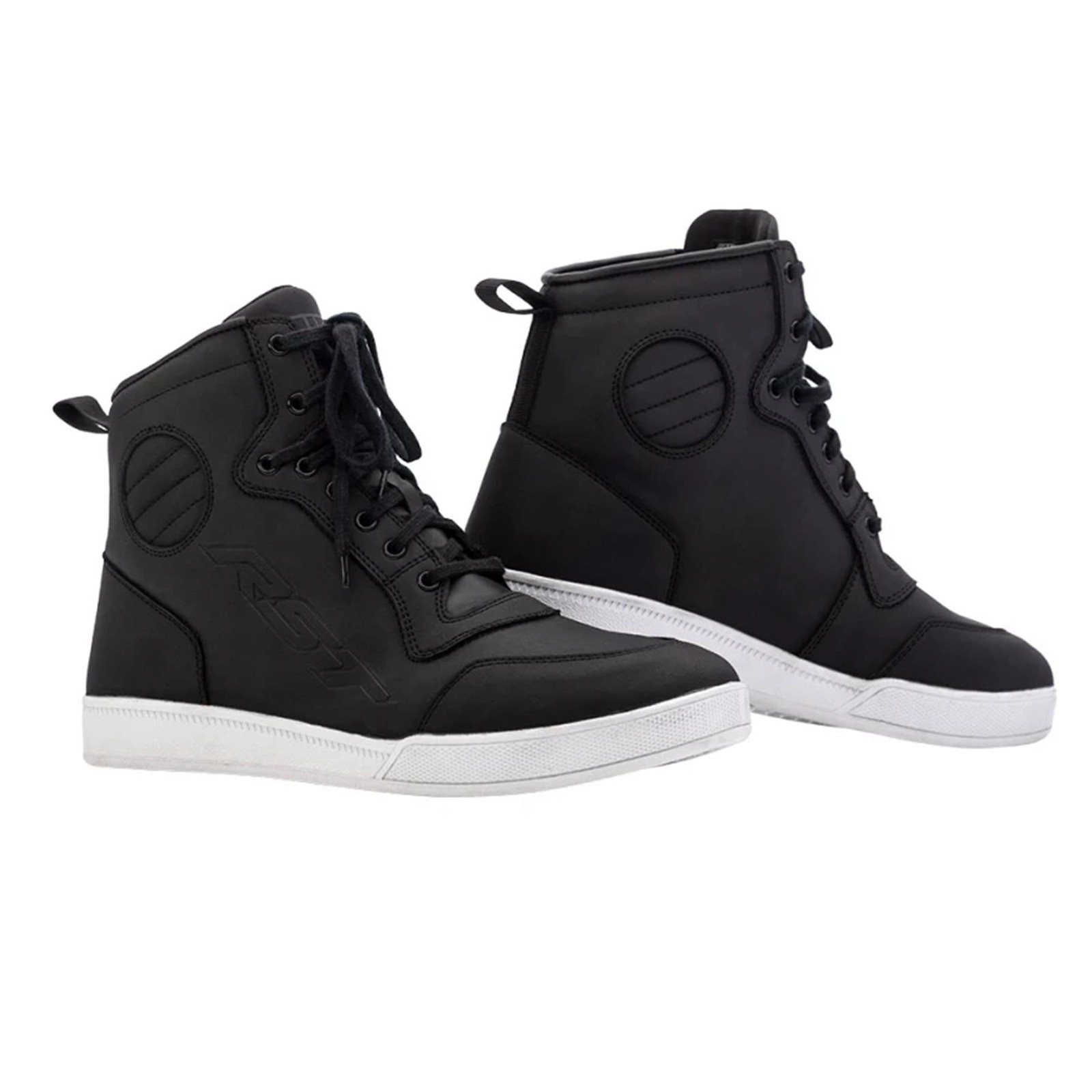 RST Hi-Top Ladies Motorcycle Boots Casual Waterproof Motorbike Sneakers Black