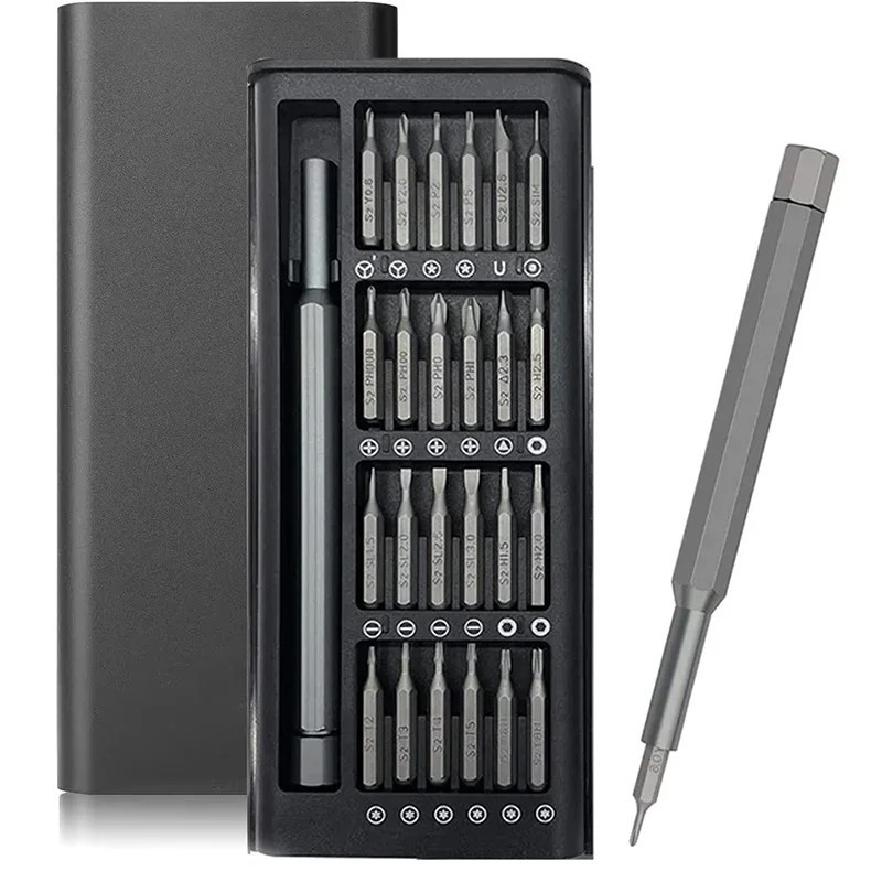 24 In 1 Small Precision Screwdriver Set Magnetic Mini Screwdriver Bit Set For PC